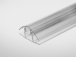 Профиль разъемный соединительный для поликарбоната 6-16 прозрачный 6м