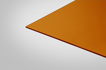 Монолитный Поликарбонат КОЛИБРИ 4,0 мм 2050x3050 мм янтарный 30%