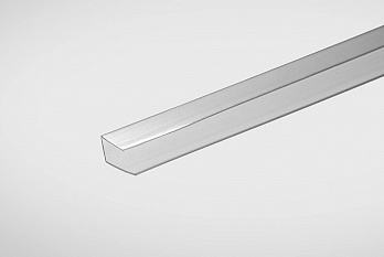 Профиль  прозрачный  20,0 мм x2100 мм