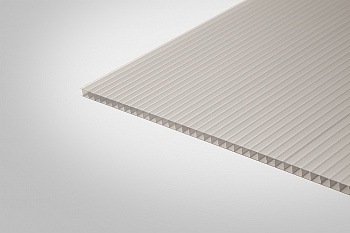 Сотовый поликарбонат Полигаль серебристый 18% 10,0 мм 2100x6000 мм ГОСТ